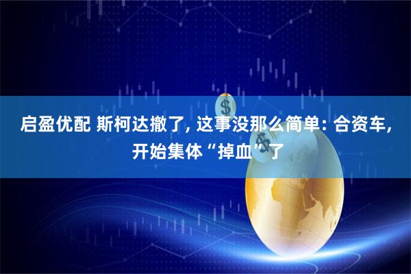 启盈优配 斯柯达撤了, 这事没那么简单: 合资车, 开始集体“掉血”了